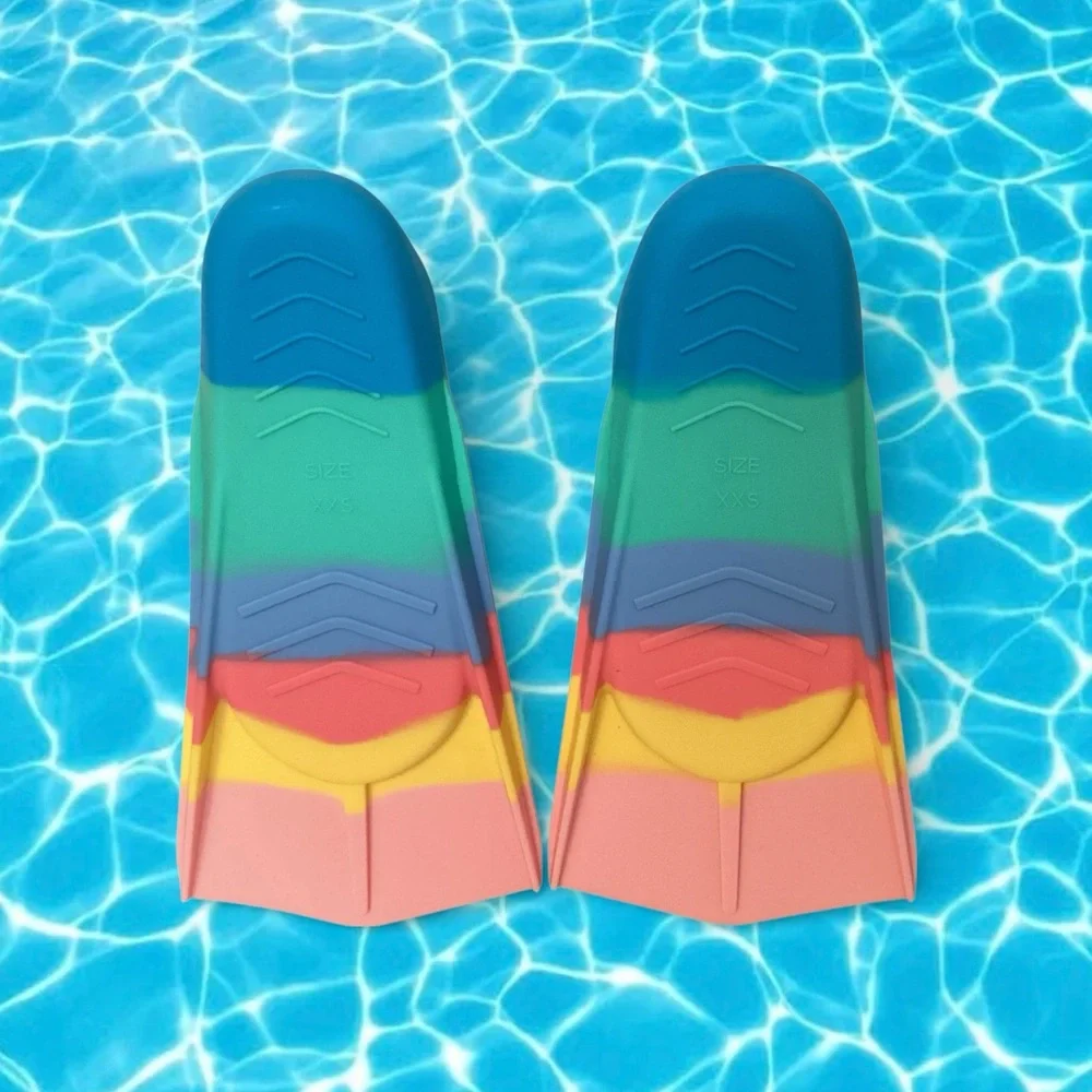 Kids Swim Fins 2XS (XXS) US 9.5–11.5 | Training Flippers